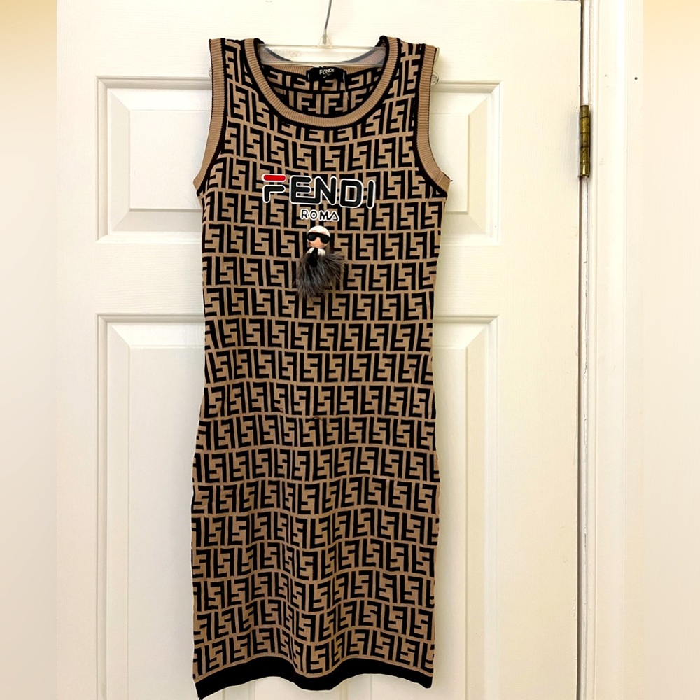 Soft fendi sweater dress